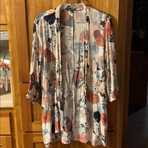 Pink Clover Open Kimono